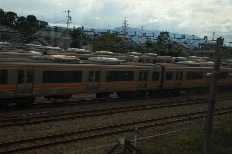 東海道線車窓（大垣〜美濃赤坂）