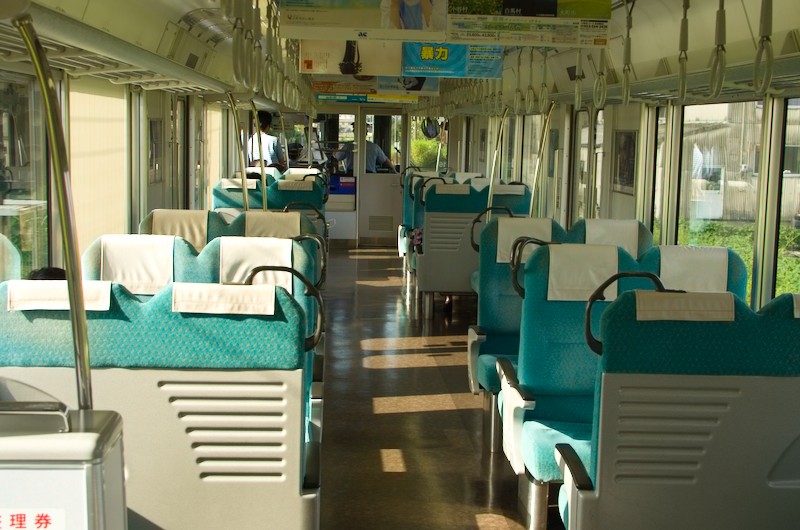 東海道線車中（大垣〜美濃赤坂）