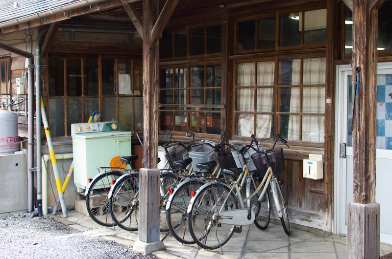 美濃赤坂駅にて