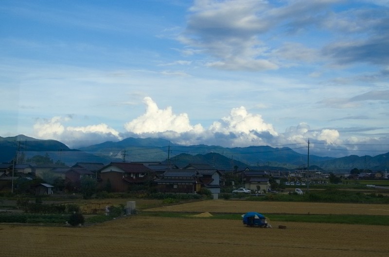 東海道線車窓（大垣〜米原）